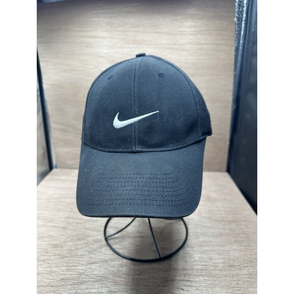 Nike Cap Hat Strapback Blue Just Do It Under Brim One Size Adjustable Cotton